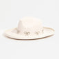 Rhinestone Ribbon Bow Charms Fedora Hat