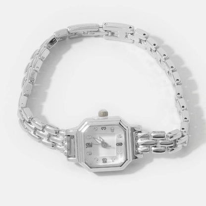 Set Apart in Strength Octagon Crystal Link Watch