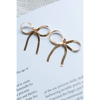 Sweetly Set Apart Bow Earrings