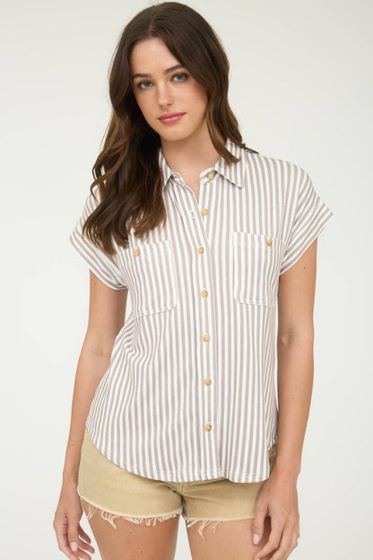 Walk in Wisdom Stripe Top