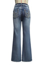 Retro Western Back Pocket Embroidered Jeans