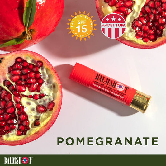 Pomegranate Beeswax Lip Balm  (100% All Natural)