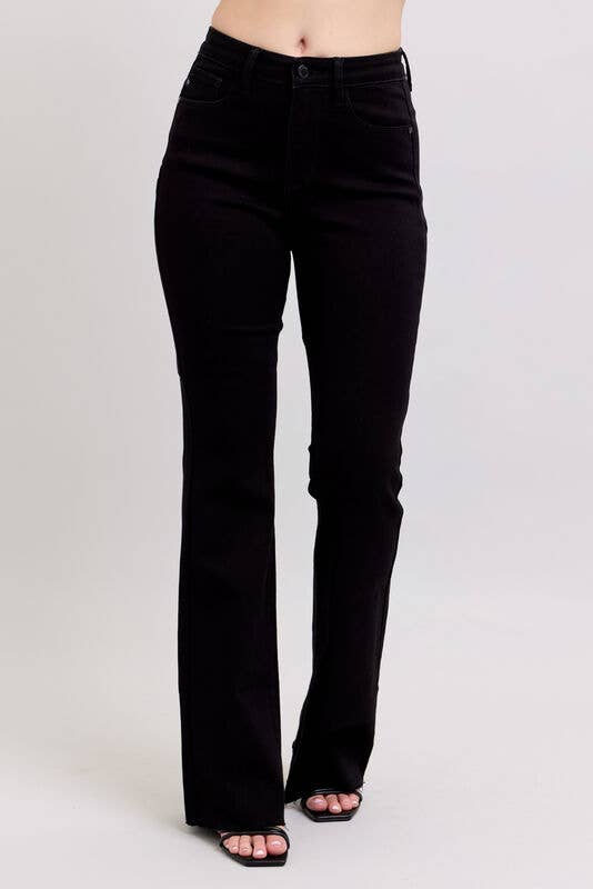 High Waisted Flare With Back Star Seam Judy Blue
