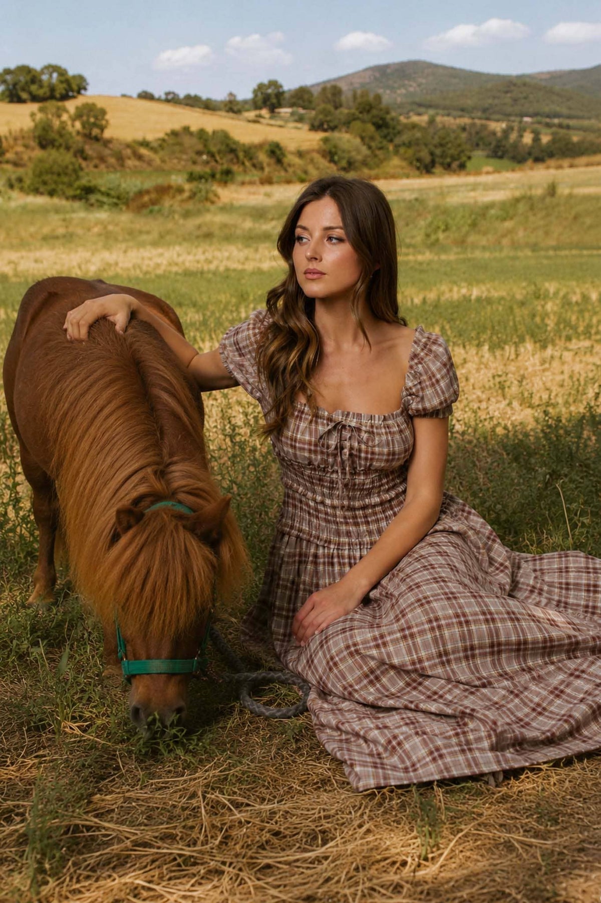 Daughter of the King Plaid Dress