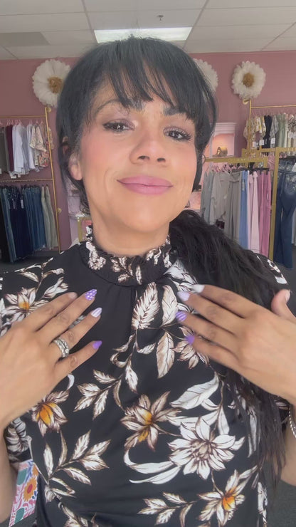 Beauty in His Time Floral Top